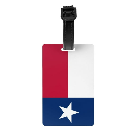 Texas Flag America Luggage Tag Name Id Card Suitcase Labels Identifiers Pvc Baggage Tags