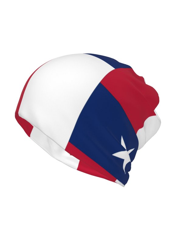 Texas Flag Beanie Skull Cap Lightweight Hip Hop Dwarf Hat Beanie Hat For Women Men