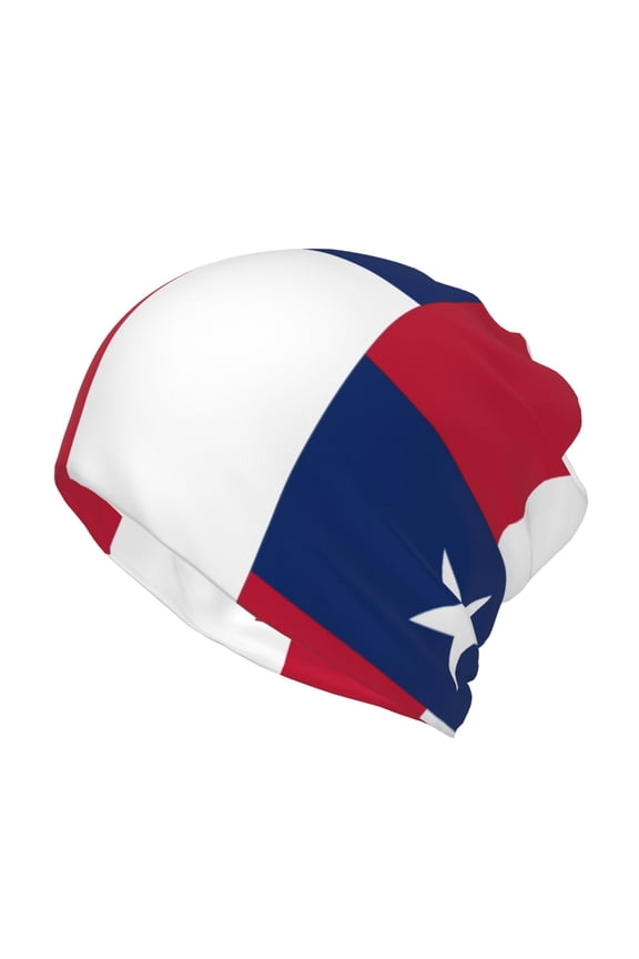 Texas Flag Beanie Skull Cap Lightweight Hip Hop Dwarf Hat Beanie Hat For Women Men