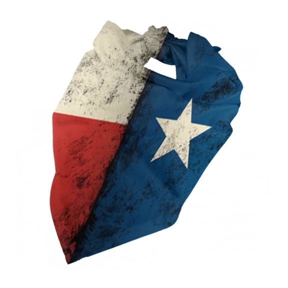 Texas Flag Distressed Dog Bandanas Triangle Dog Scarfs For Small Medium Large Dogs And Cats