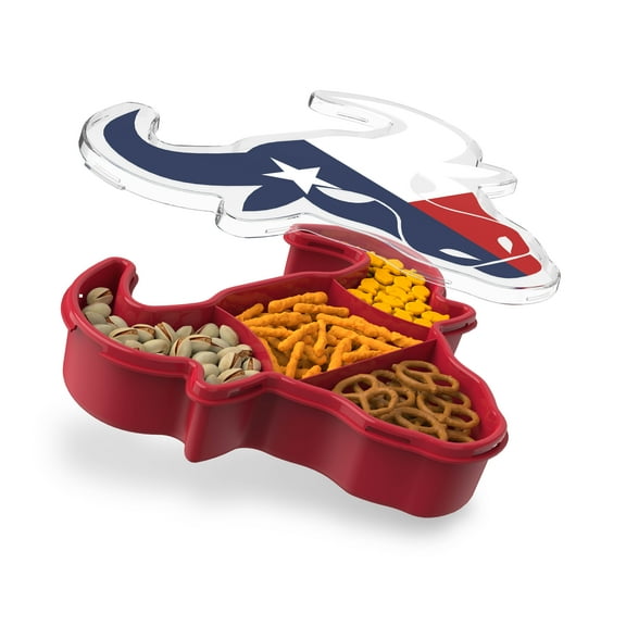 Cook With Color 4-Compartment Snack Box, Texas Longhorn