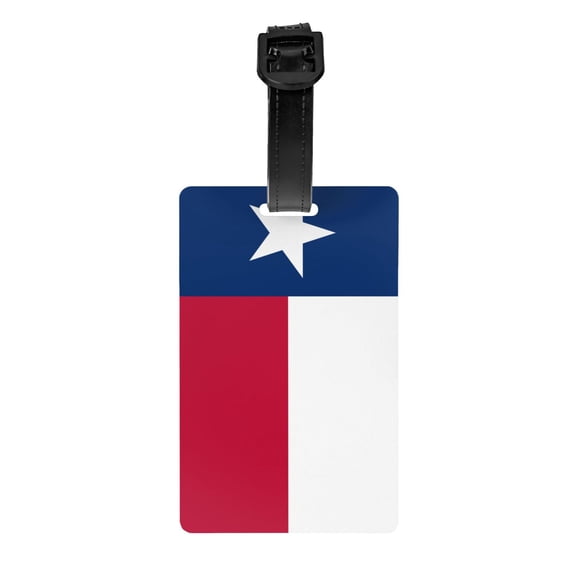 Texas Flag Luggage Tag Name Id Card Suitcase Labels Identifiers Pvc Baggage Tags