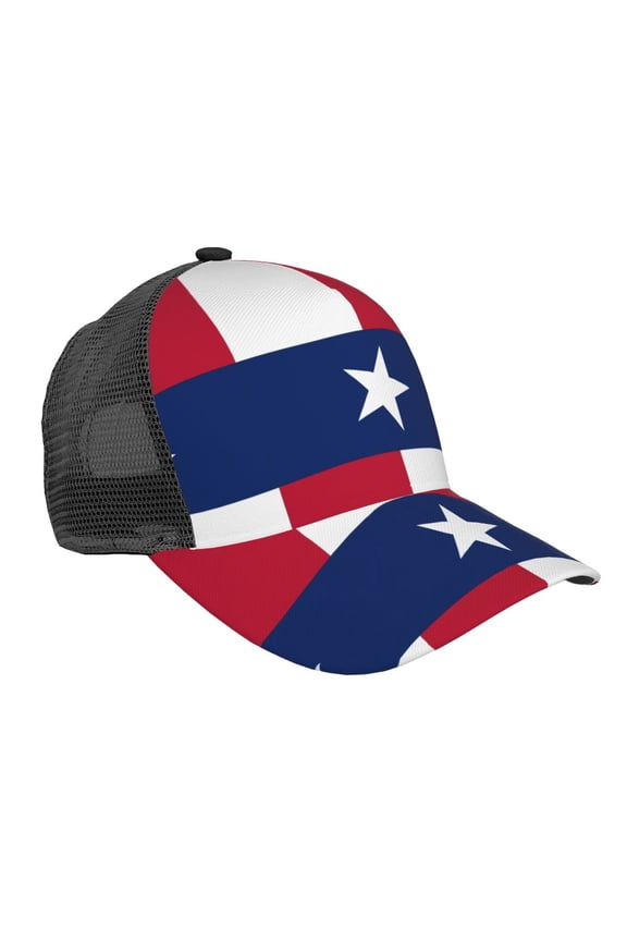 Texas Flag Snapback Trucker Hats Baseball Caps Adjustable Mesh Back Ball Caps For Men Women