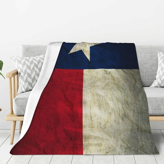 Texas Flag Throw Blanket for Couch Sofa