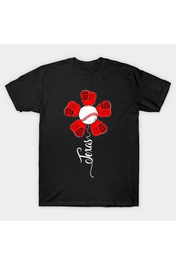 Texas Flowers Bluebonnets Indian Paintbrush Black-Eyed Susan Wildflowers Unisex T-Shirt