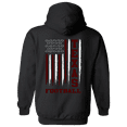 thumbnail image 1 of Texas Football Team Colors Maroon and White Football American Flag Unisex Hoodie-Black-xxxl, 1 of 4