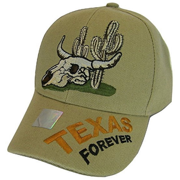 Texas Forever Men's Adjustable Baseball Cap (Khaki)