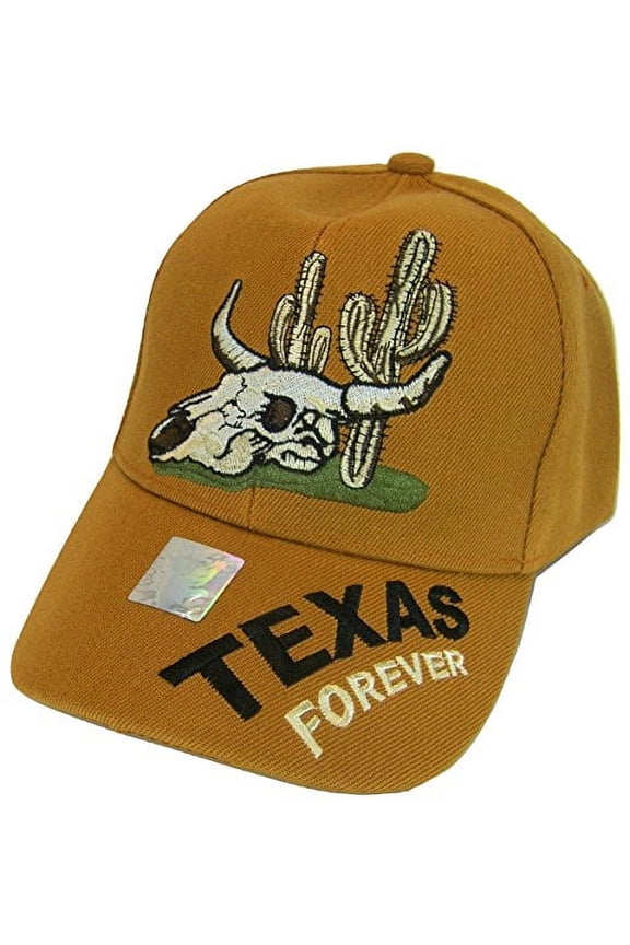 Texas Forever Men's Adjustable Baseball Cap (Orange)