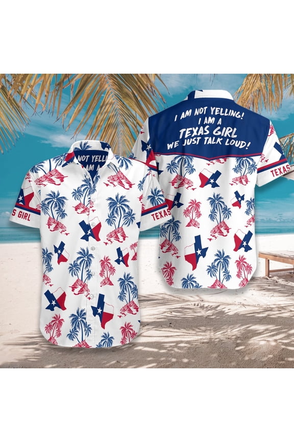 Texas Girl Hawaiian Shirt