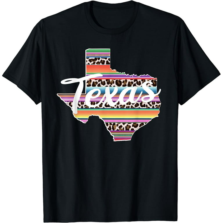Texas Leopard Print T-Shirt Pretty Rustic State Pride Tee Texas Leopard Print T-Shirt Pretty Rustic State Pride Tee