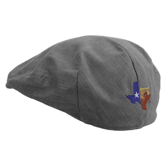 Texas Golf Club Embroidered Men's Linen Summer Ivy Cap - Slate OSFM