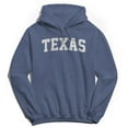 thumbnail image 1 of Texas Graphic Navy Heather Men's Cotton Pullover Hoodie, 1 of 1