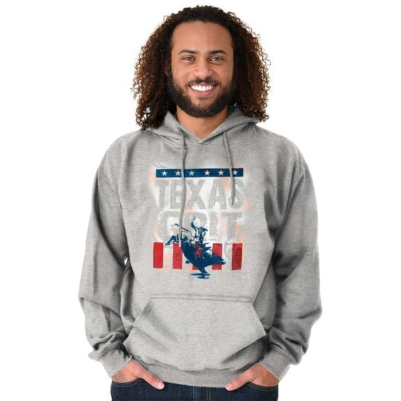 Texas Grit Stencil Aesthetic TX Rodeo Hoodie Sweatshirt Women Men Brisco Brands S