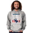 thumbnail image 1 of Texas Grit Stencil Aesthetic TX Rodeo Unisex Plus Fleece Graphic Hoodie Brisco Brands 2X, 1 of 3