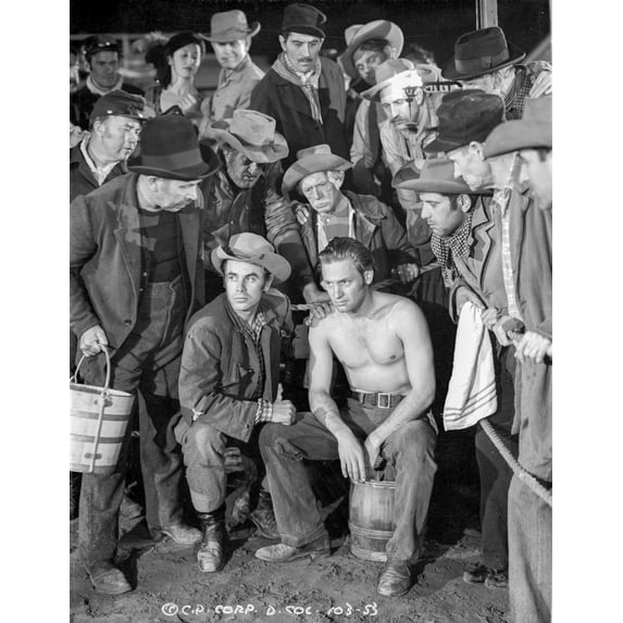 Texas Group Listening in Classic Photo Print (8 x 10)