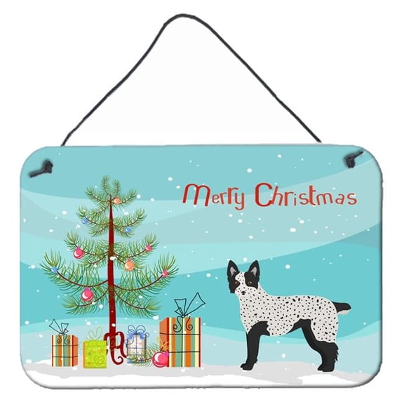 Texas Heeler Christmas Tree Wall or Door Hanging Prints