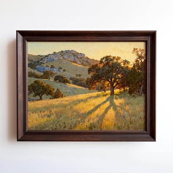 Texas Hill Country Texan Artwork Texas Print, Unframed Paper Print