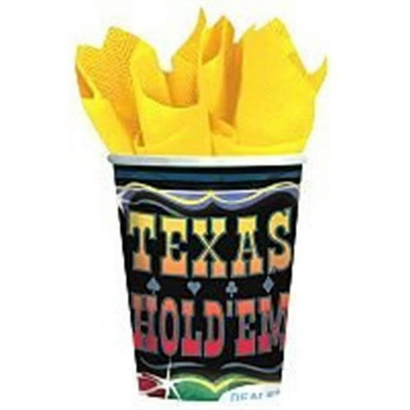 Texas Hold'em 9oz Cups 8ct