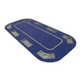 thumbnail image 1 of Texas Hold'em Folding Table Top w/ Cup Holders - Blue, 1 of 1