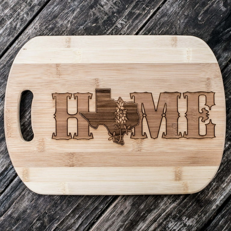 Texas Home Cutting Board 14''x9.5''x.5'' Bamboo Texas Home Cutting Board 14''x9.5''x.5'' Bamboo