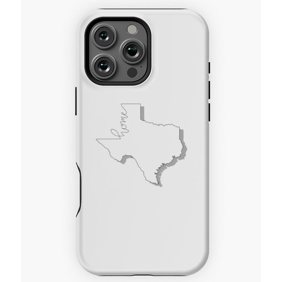 Texas Home State Pride Outline Map Phone Case for iPhone 16 15 14 13 12 11 Pro Max