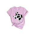 thumbnail image 1 of Texas Home T-Shirt, Texan T-Shirt, Texas Gift For Women And Men, Cow Print Texas Map T-Shirt, Unisex T-shirt, 1 of 10