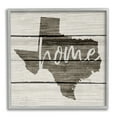 thumbnail image 1 of Texas Home Typography Map Typography Framed Art Print Wall Art, 17x17, 1 of 6