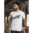 thumbnail image 1 of Texas Horned Lizard Sketch T-Shirt Men -Image by Shutterstock, Male XX-Large, 1 of 4