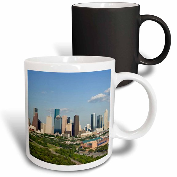 3drose, Texas, Houston City Skyline at Dawn - Us44 Rti0032 - Rob Tilley, 11oz Magic Transforming Mug