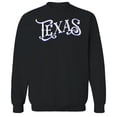 thumbnail image 1 of Texas Humor Graphic Black Men's Crewneck Sweatshirt, 1 of 1