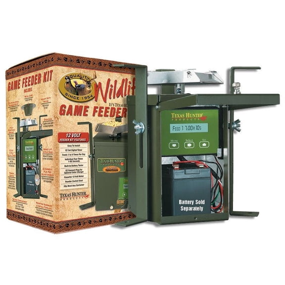 Texas Hunter Game Feeder Kit 12 VOLT