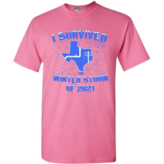 Texas I Survived The Winter Storm of 2021 DT Adult T-Shirt Tee