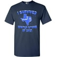 thumbnail image 1 of Texas I Survived The Winter Storm of 2021 DT Adult T-Shirt Tee, 1 of 3