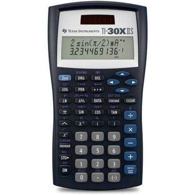 Texas Instruments 2376088 DDI Scientific Calculator - TI30XIIS Model - Pack of 6