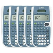 Texas Instruments 30XSMV / TBL ( 5-Pack ) Texas Instruments TI-30XS Scientific Calculator - 16 Digit ( s ) - LCD - بطارية / تعمل بالطاقة الشمسية