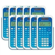 Texas Instruments 34MV/TBL/1L1/A 10-Pack Texas Instruments TI-34 MultiView Calculator - 16 Digits - LCD - Battery/Solar Powered