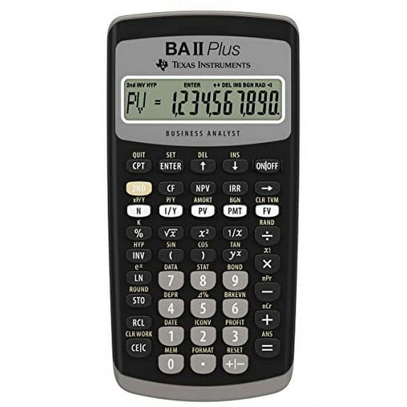 (Texas Instruments) Advanced Financial Calculator (BA II Plus)