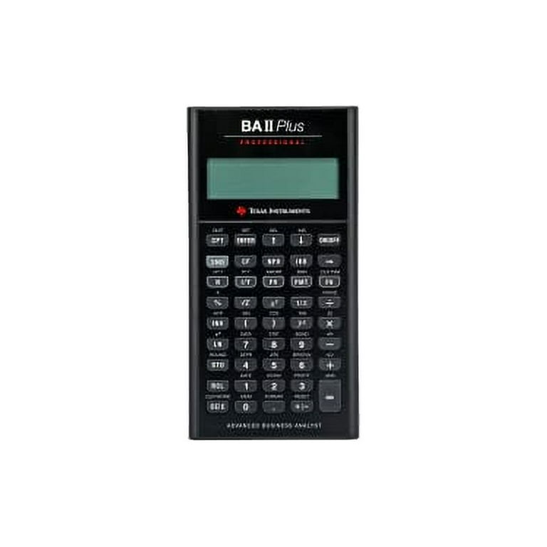 Texas Instruments BA II Plus Professional Financial Calculator