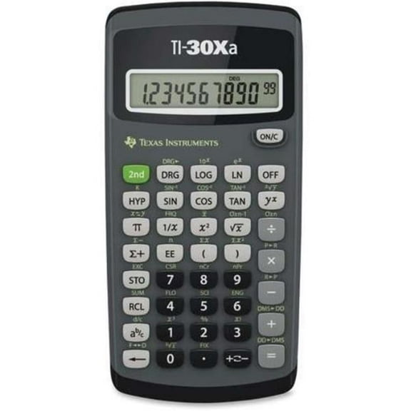 Texas Instruments 2376087 DDI Scientific Calculator - TI-30XA Model - Pack of 6