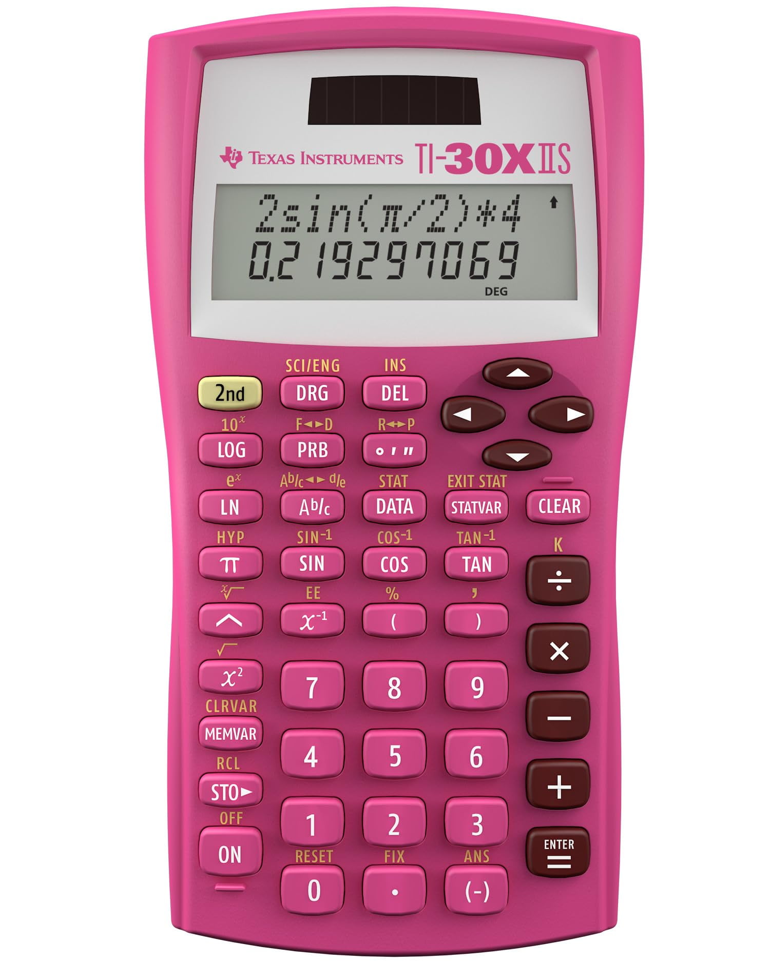 Texas Instruments TI-30X IIS Scientific Calculator, Pink