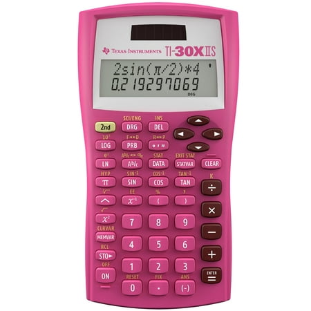 Texas Instruments TI-30X IIS Scientific Calculator, Pink