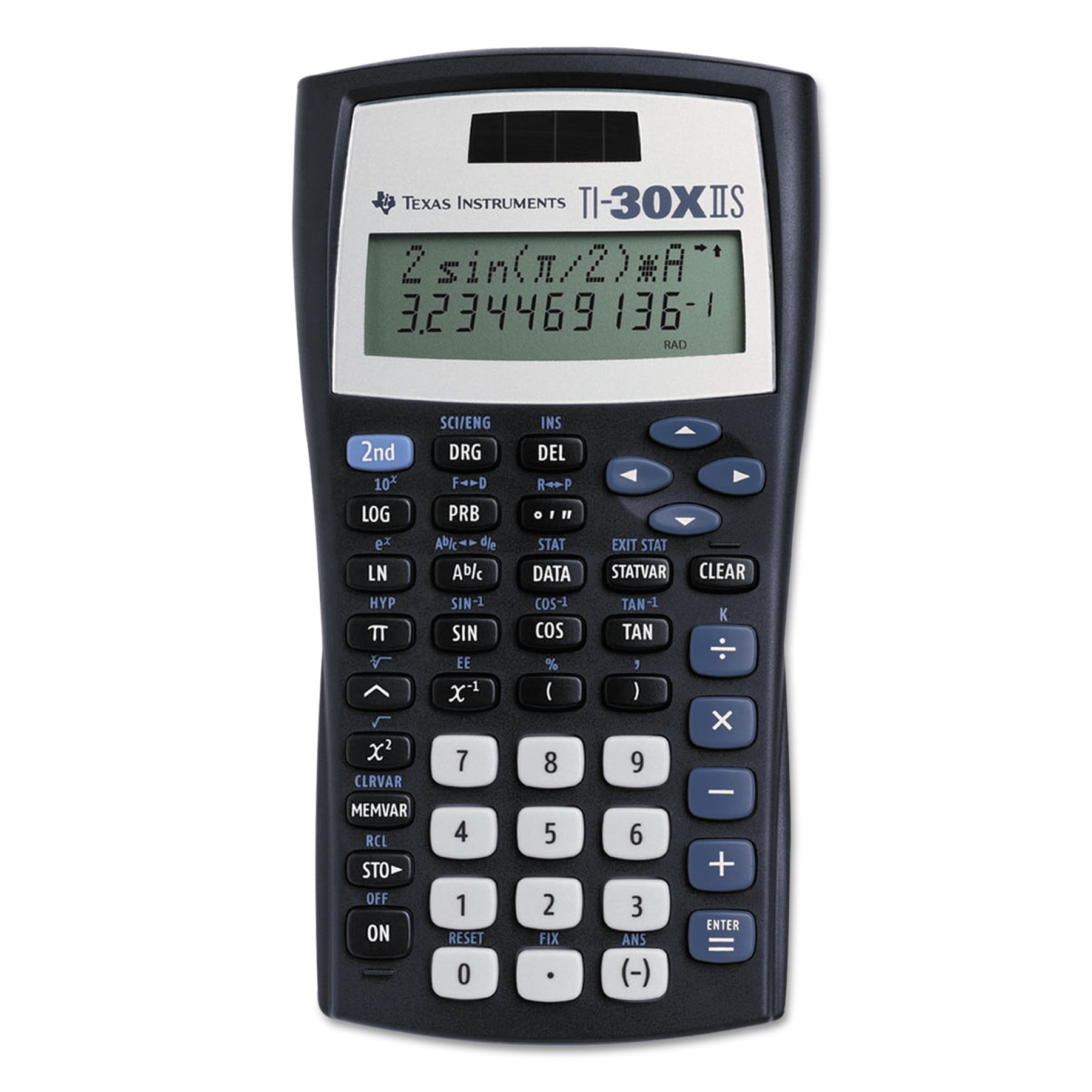 Texas Instruments TI-30X IIS Two-Line Scientific Calculator High School and College - Walmart.com