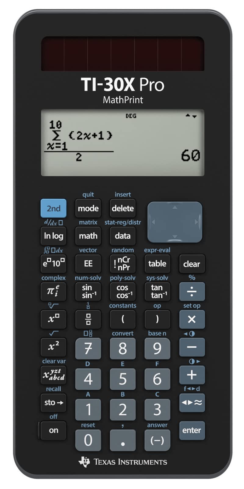 Texas Instruments - TI-30X Pro Mathprint Scientific Calculator Single