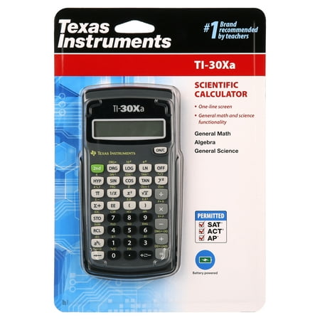 Texas Instruments TI-30XA 1-Line Student Scientific Calculator