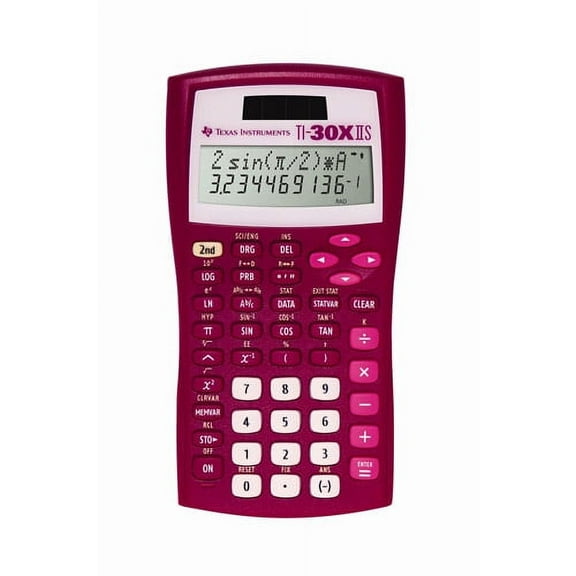 Texas Instruments TI-30XIIS Scientific Calculator, Raspberry