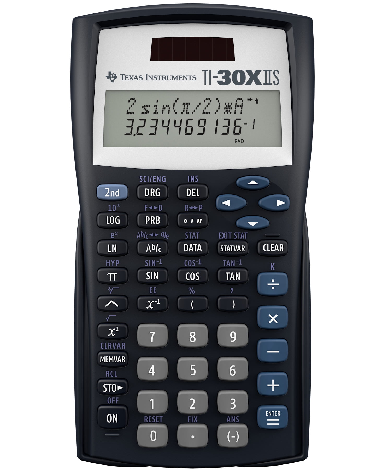 Texas Instruments TI-30XIIS Scientific Calculator, ACT & AP Approved, Ideal for High School and College