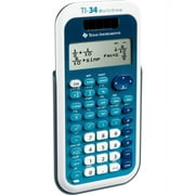 Texas Instruments TI-34 MultiView Scientific Calculator - 4 Line(s) - Battery/Solar Powered - 0.8" x 3.2" x 6.1" - 1 Each