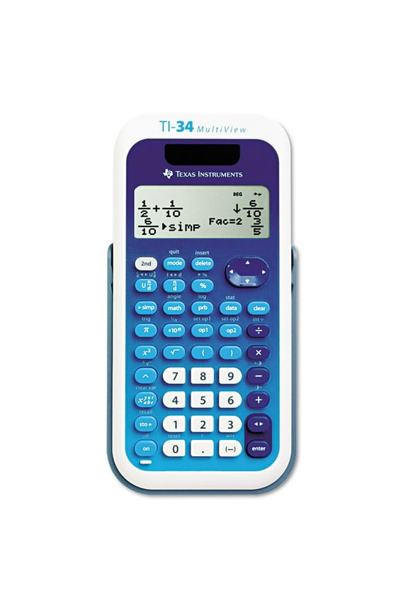 TI-34 MultiView Scientific Calculator, Black