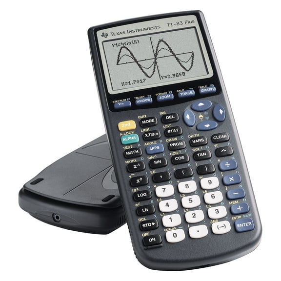 Pre-Owned Texas Instruments TI-83 Plus Graphing Calculator, High School and College, Back-to-School Ready