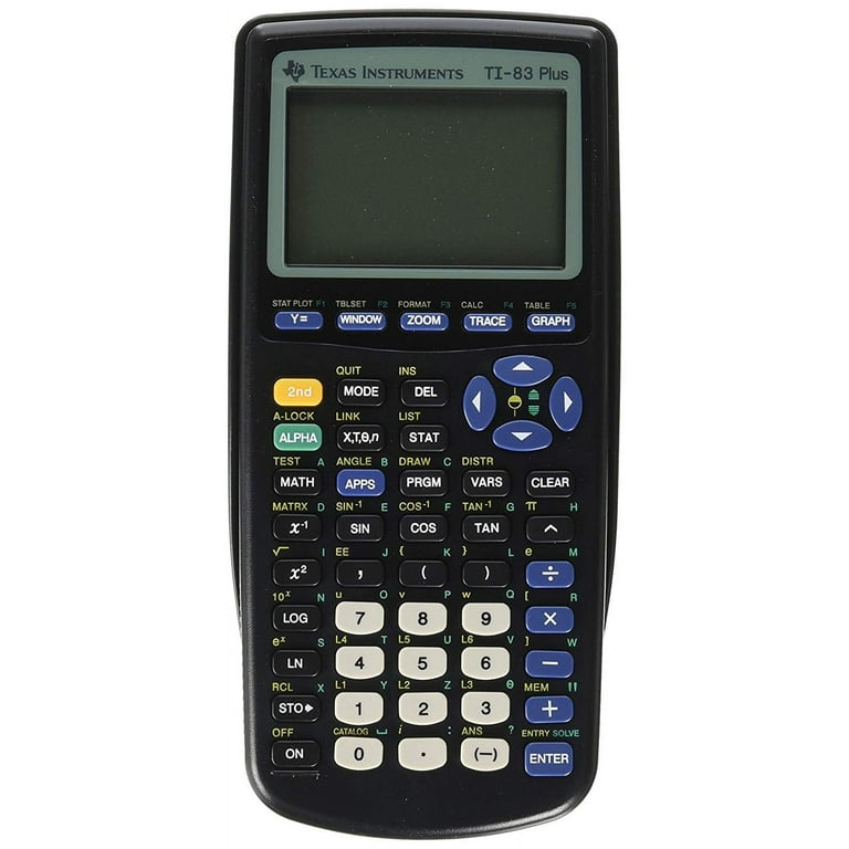 TI-83 Plus Programmable Graphing Calculator, 10-Digit LCD by